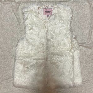 Juicy Couture Faux Fur Vest Jacket, XS